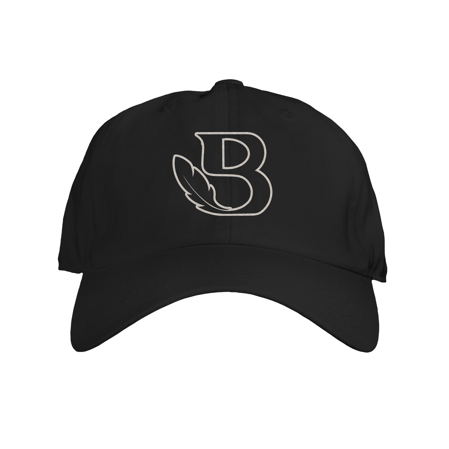 B DAD HAT - BLACK